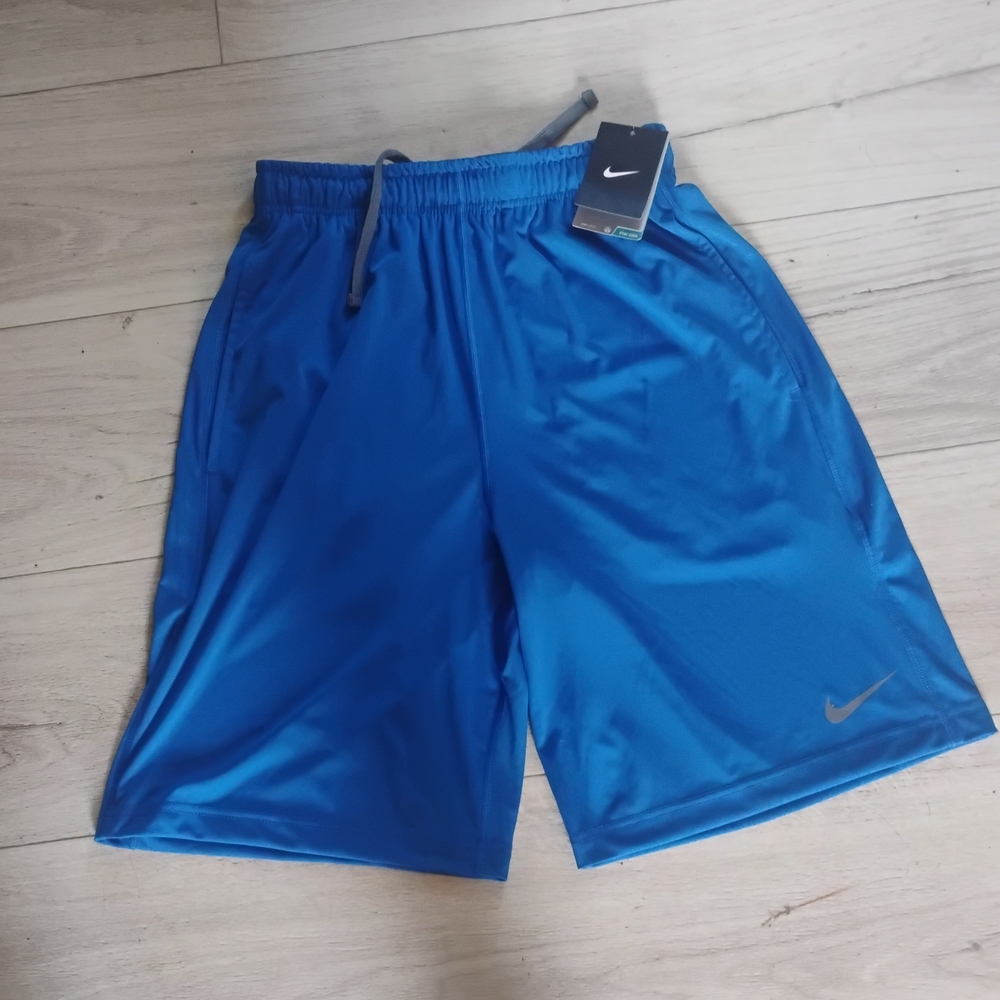 Nike Men's Vibrant Blue Sports Shorts